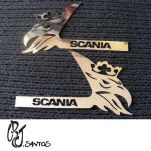 Maçaneta Inox Scania R - Grifo