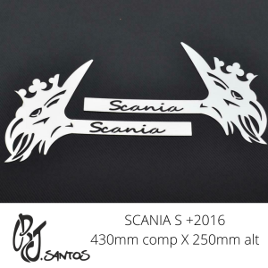 Maçaneta Inox Scania S - Grifo
