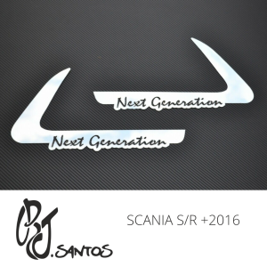 Maçaneta Inox Scania S - New Gen