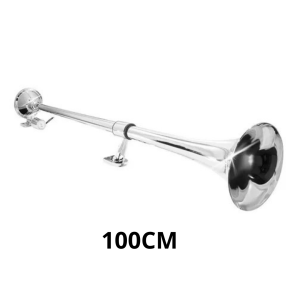 Buzina Ar Cromada 100cm