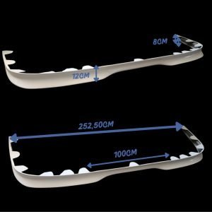Spoiler 12cm Fibra Volvo FH4 & FH5