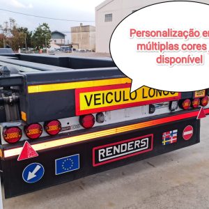 Pala Traseira 240x35cm Personalizada