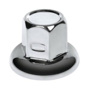 Gloss Stainless Steel Nut Cap - Wide Washer