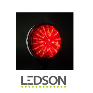 Ledson Tipo Espanhol Luz Branco / Vermelho