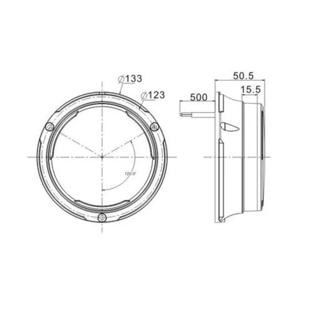 Rotativo LED Minor - SKYLED 12-24V - Image 4