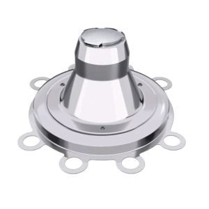 Set Anel e Capa de Cubo Scania em Inox