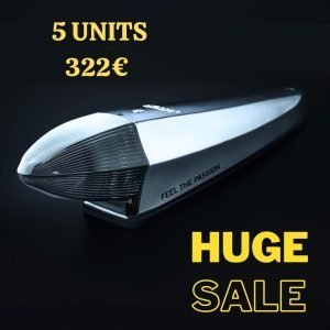 5 Strands Silver Chrome Torpedo Dual Color + Strobe