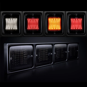 Pack Moldura Strands + 4 Faróis Dark Knight Square
