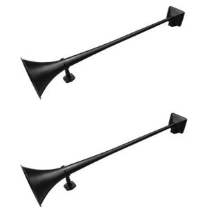 2 Unidades Buzina de Ar HADLEY Preta 95cm