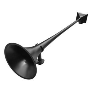 Buzina de Ar HADLEY Redonda Preto Mate 95cm sem Tampa