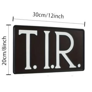Placa T.I.R. Vintage
