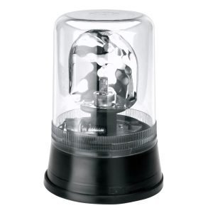 Pirilampo / Rotativo Base Plana 24V Branco