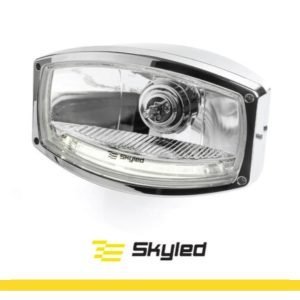 Faróis Longo Alcance SKYLED Jumbo Ellipse Cromado