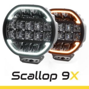 Faróis Longo Alcance SKYLED Scallop 9X