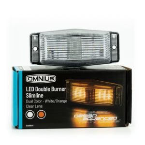 Omnius Slimline Dupla Lâmpada LED Dual Color Clear