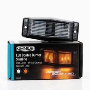 Omnius Slimline Dupla Lâmpada LED Dual Color Smoked
